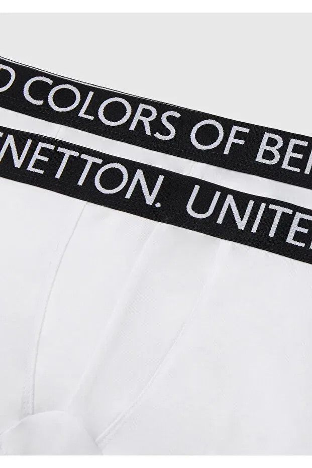 Детский набор боксеров для мальчиков с принтом United Colors Of Benetton, White — фото 3