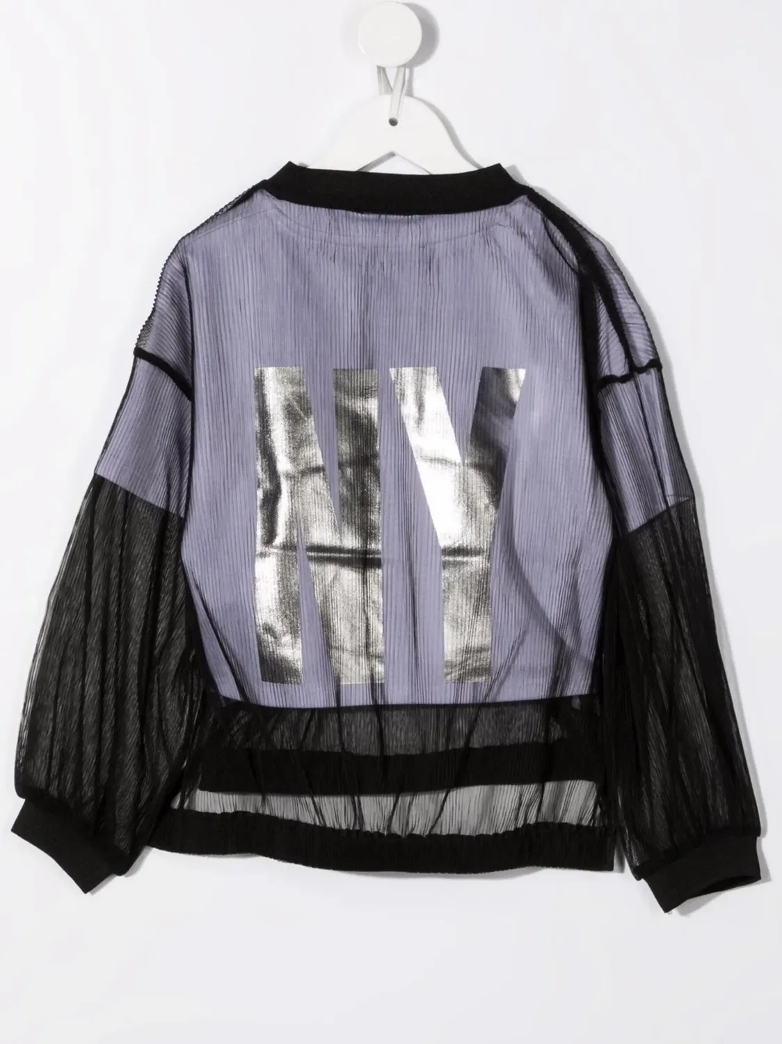 Футболка со слоистым дизайном и логотипом DKNY, черный — фото 2