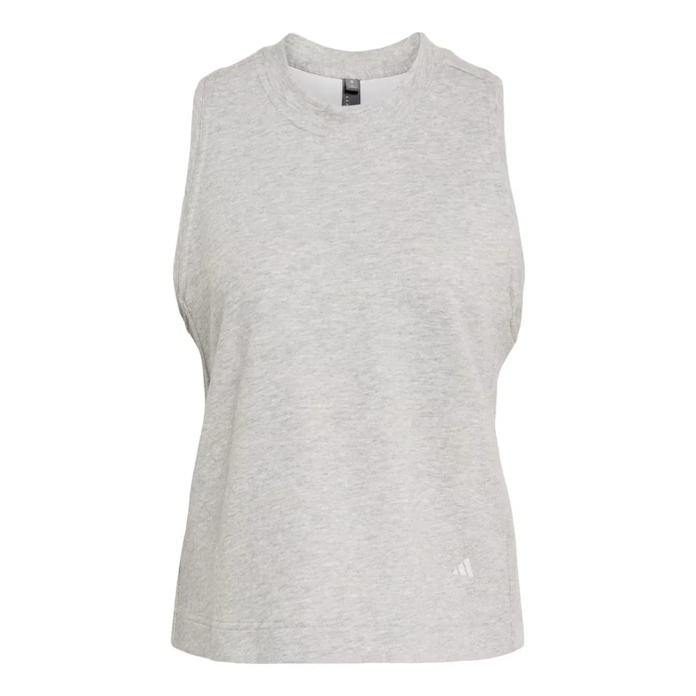 Женская футболка Stella McCartney Tank Top Asia Sizing 'Medium Gray Heather Orbit Gray' adidas, Medium Gray Heather / Orbit Gray