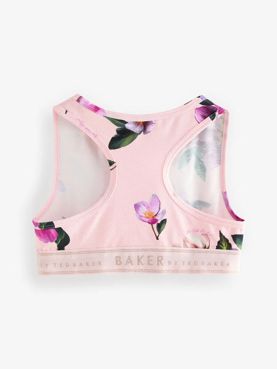 Топ Baker by Ted Baker, цвет розовый, белый — фото 2
