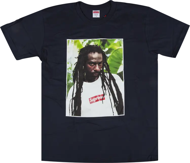 

Футболка Supreme Buju Banton T-Shirt 'Navy', синий