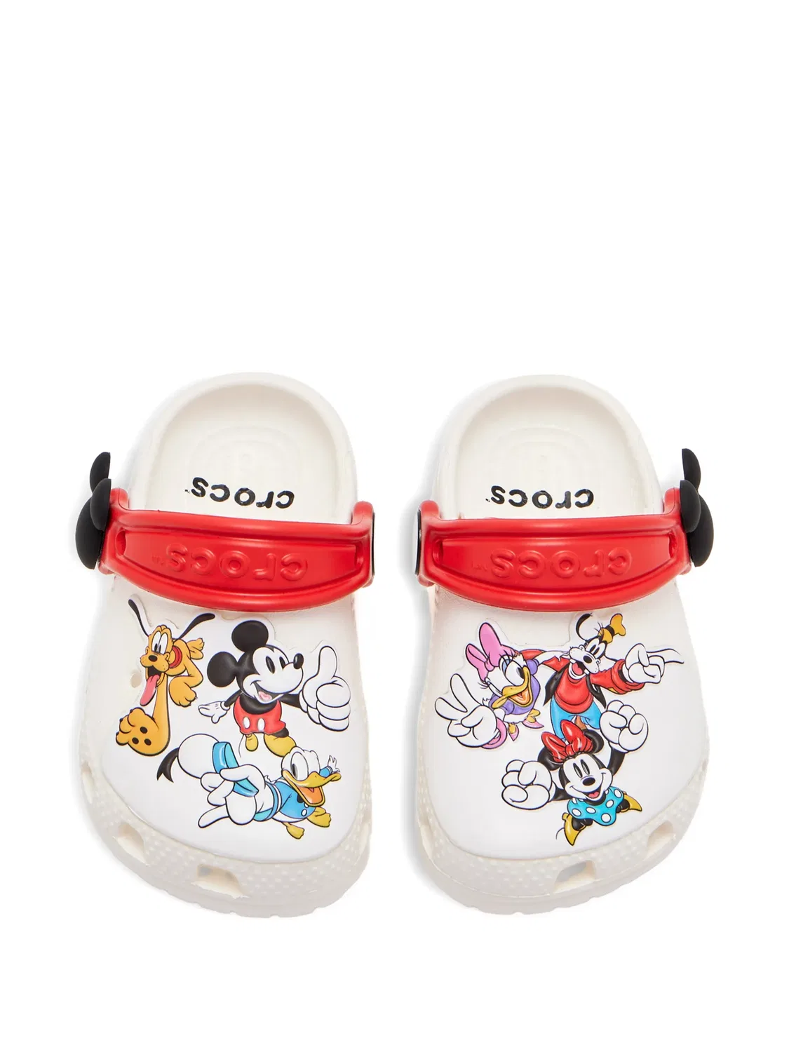 Клоги из коллаборации с Disney Crocs Kids, белый — фото 3