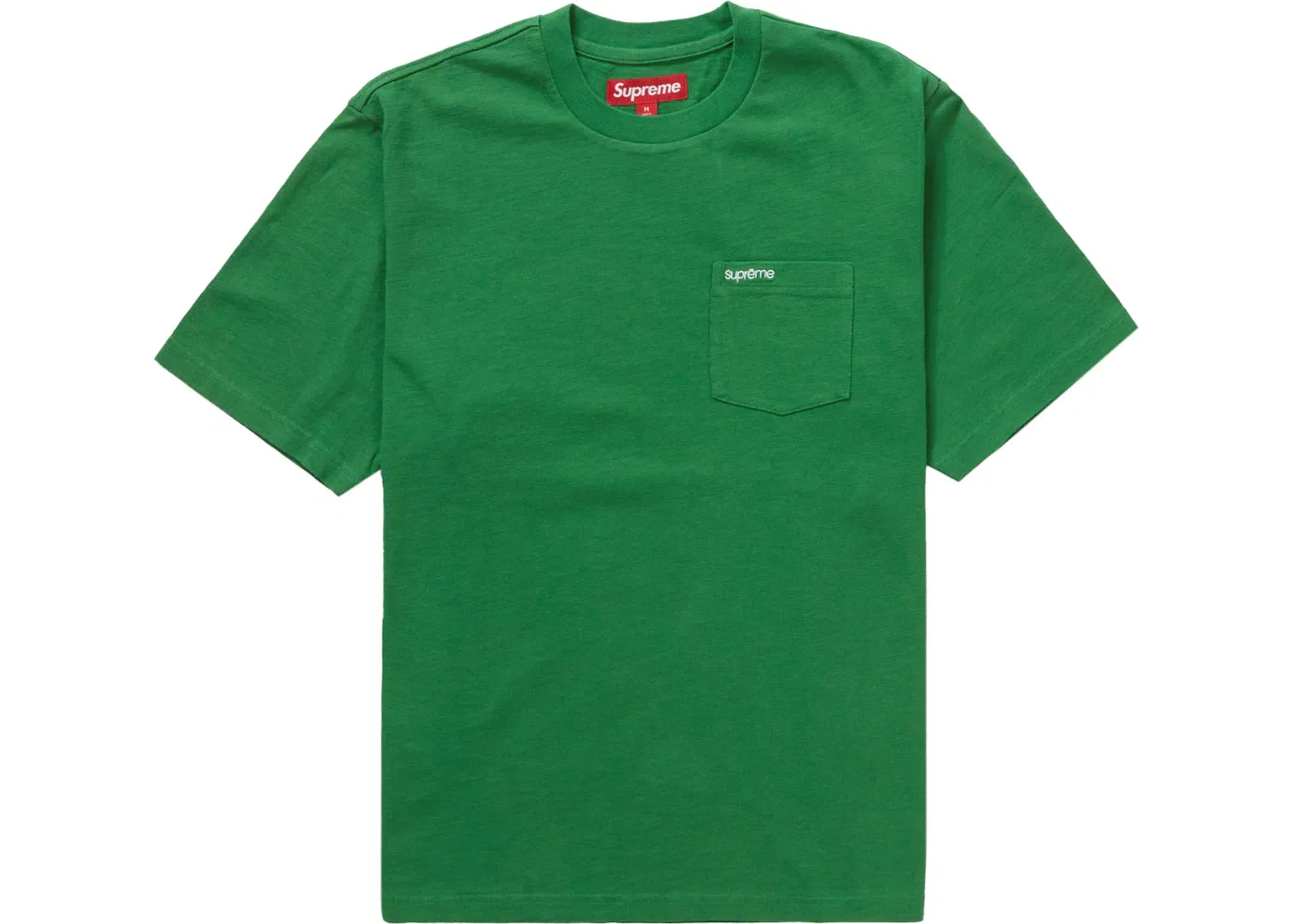 Мужская футболка с накладным карманом S/S Pocket Tee Supreme, зеленый