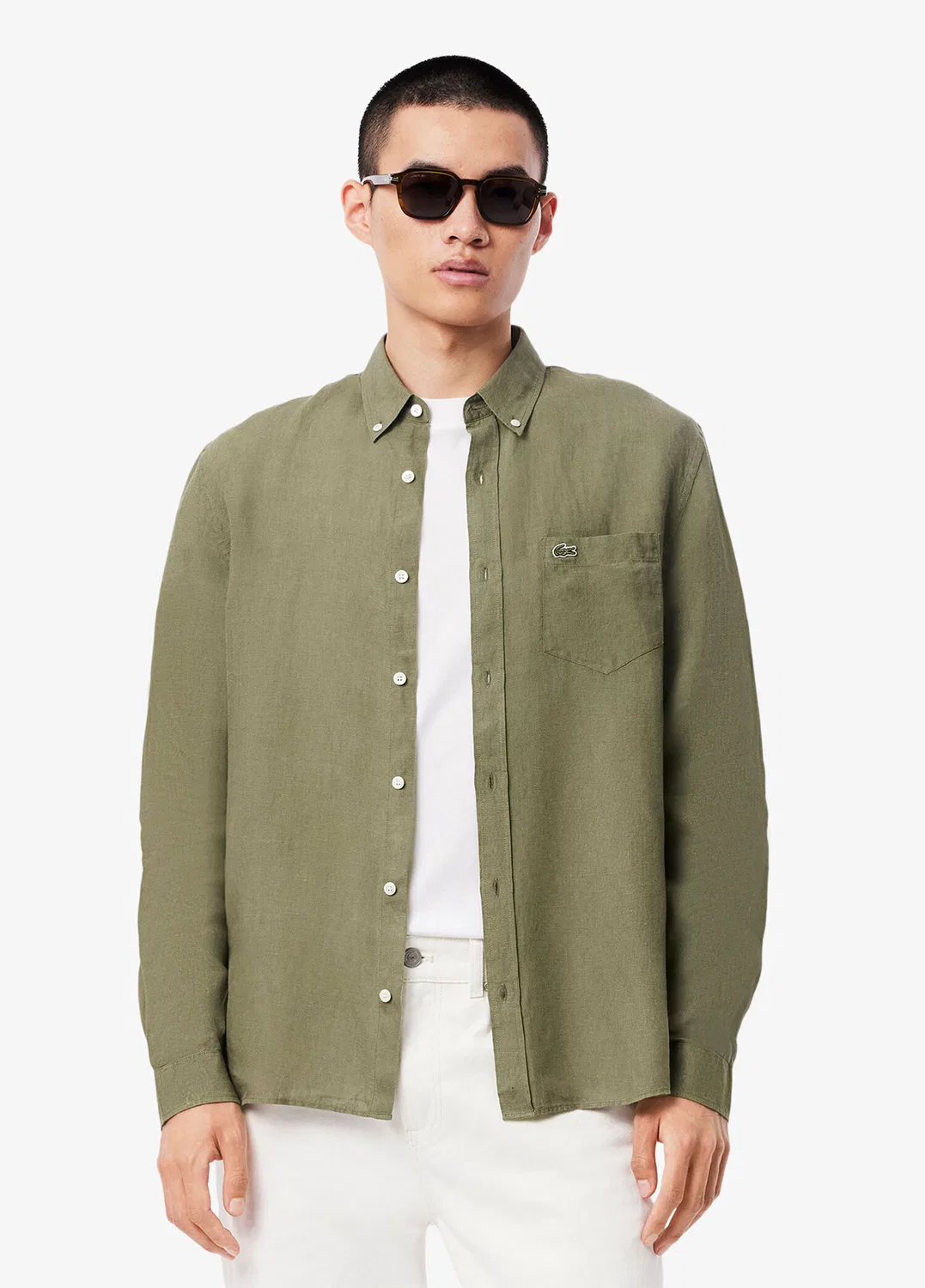 Рубашка Regular Fit Lacoste, Haki-BMY