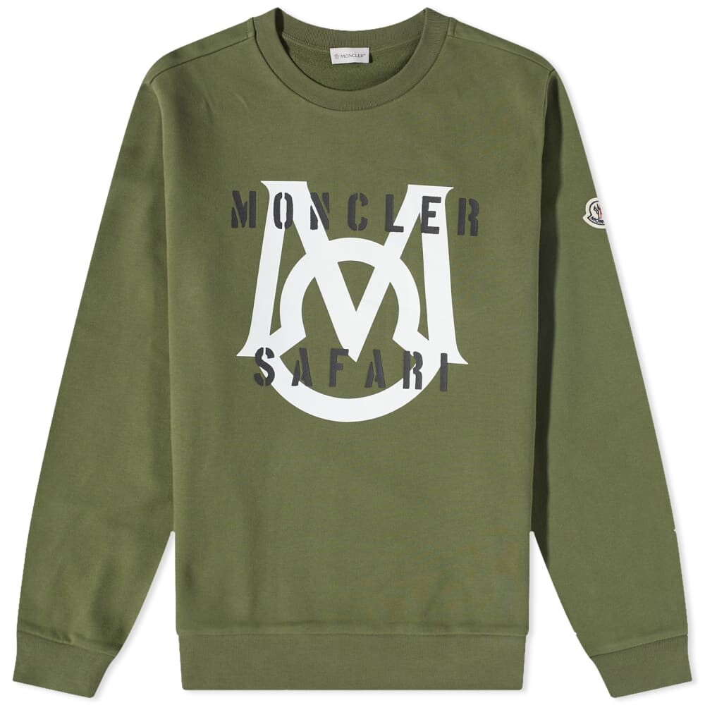

Толстовка Moncler Large M Crew Sweat, Серый, Толстовка Moncler Large M Crew Sweat