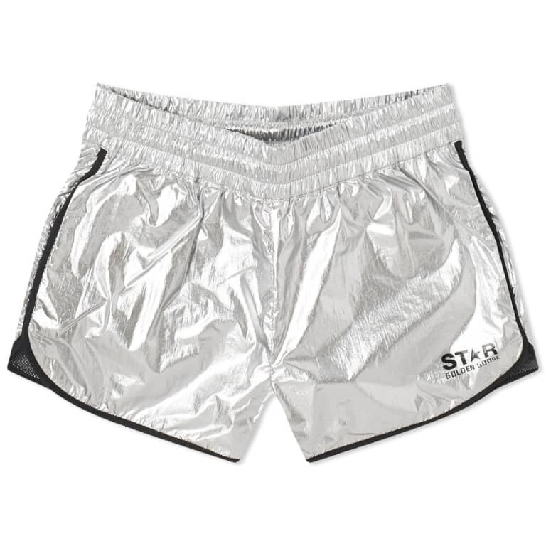 

Шорты Golden Goose Star, серебрситый