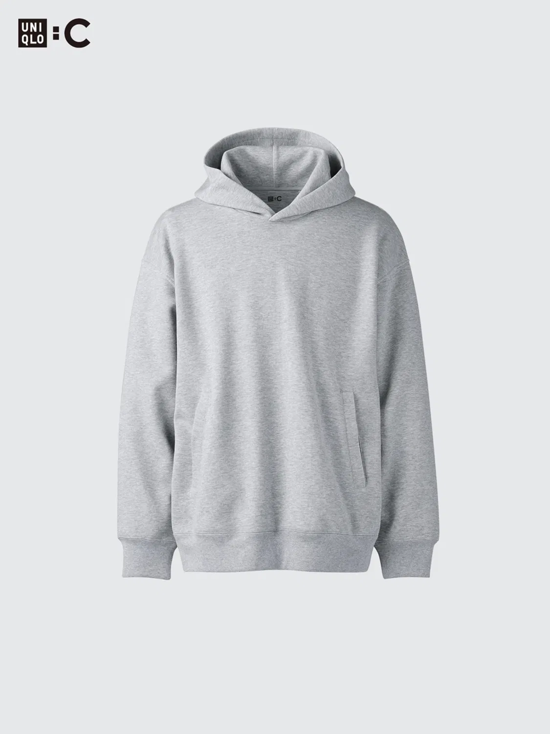 Толстовка свободная с длинным рукавом Uniqlo, черный — фото 3