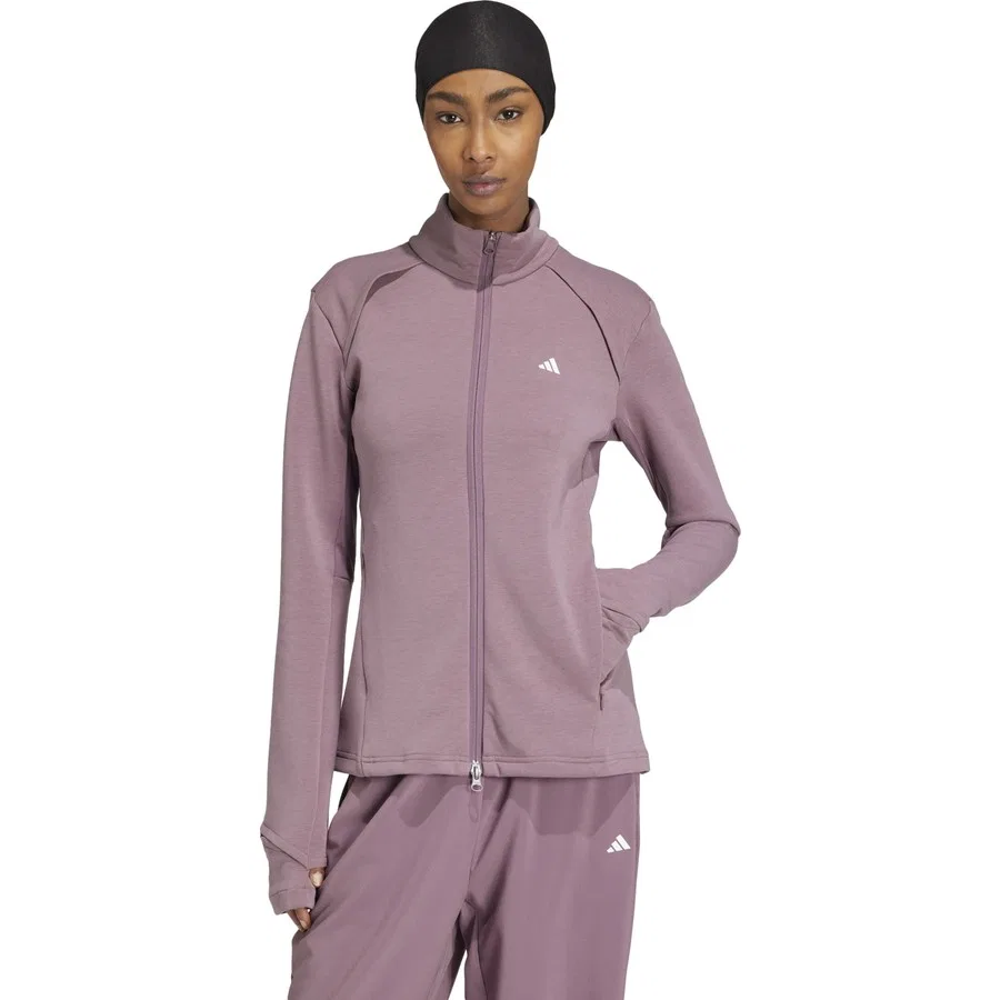 Женская тренировочная куртка Cover-Up IT0673 adidas, Серый — фото 2