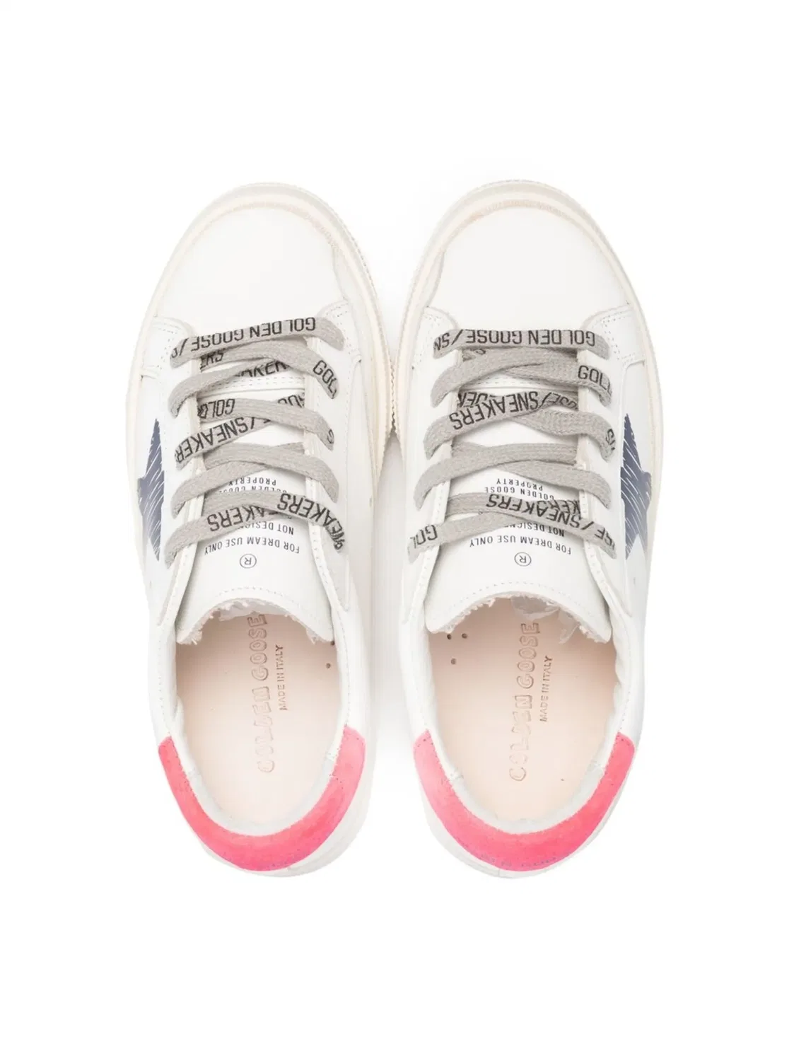 Golden Goose Низкие кеды May белые — фото 3