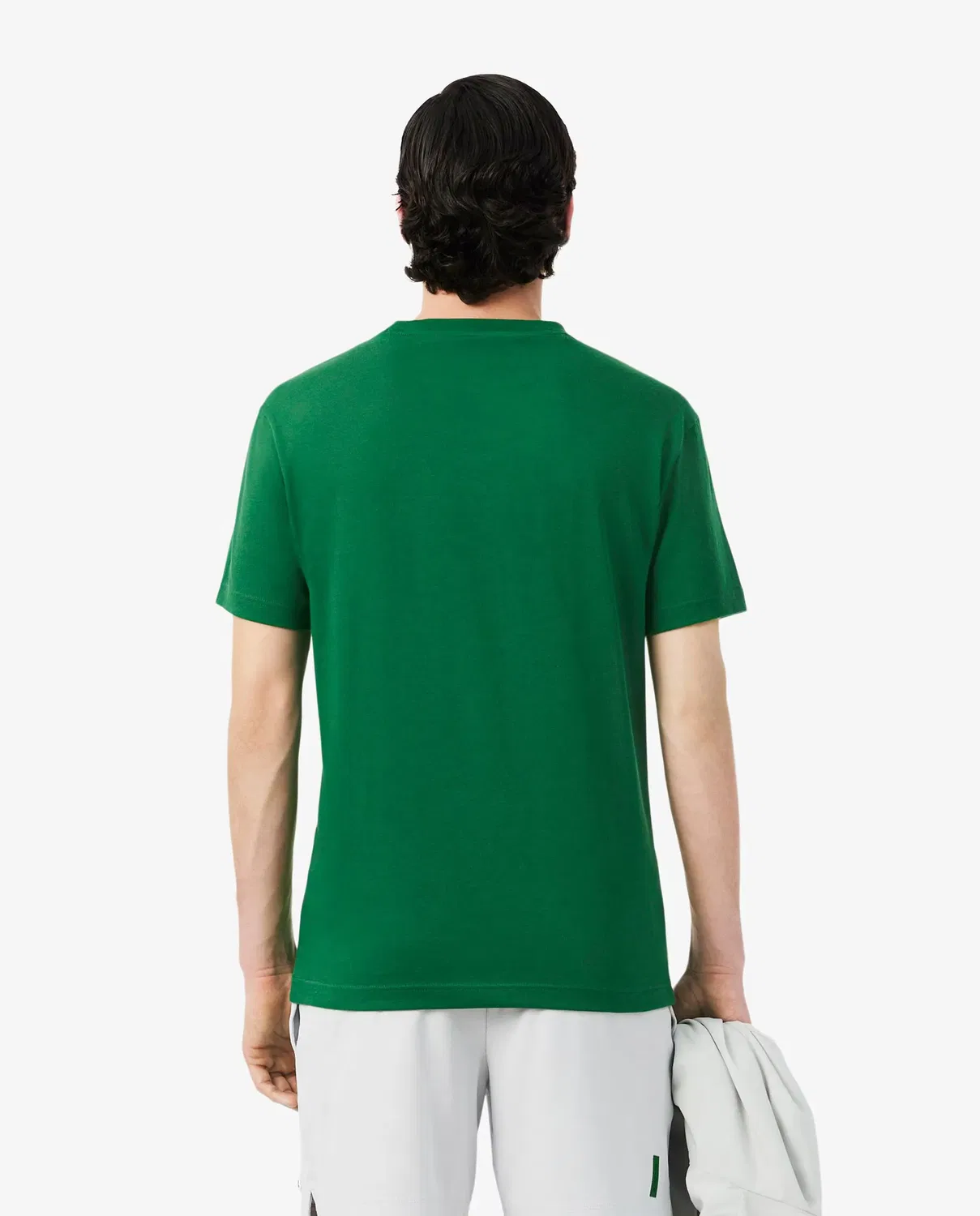 Мужская футболка спортивная с принтом Lacoste, Verde — фото 2