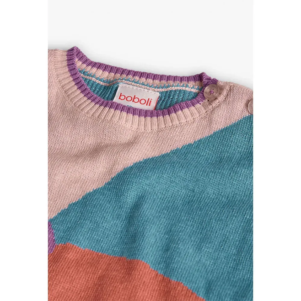 Свитер Boboli Knitwear, мультиколор — фото 3