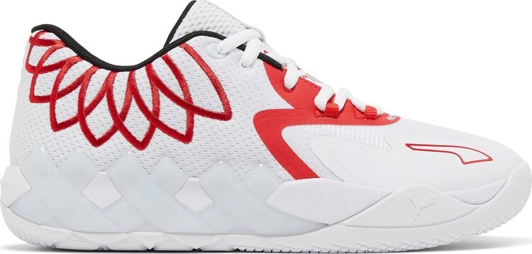 

Кроссовки Puma MB.01 Lo Team Colors - White High Risk Red, белый