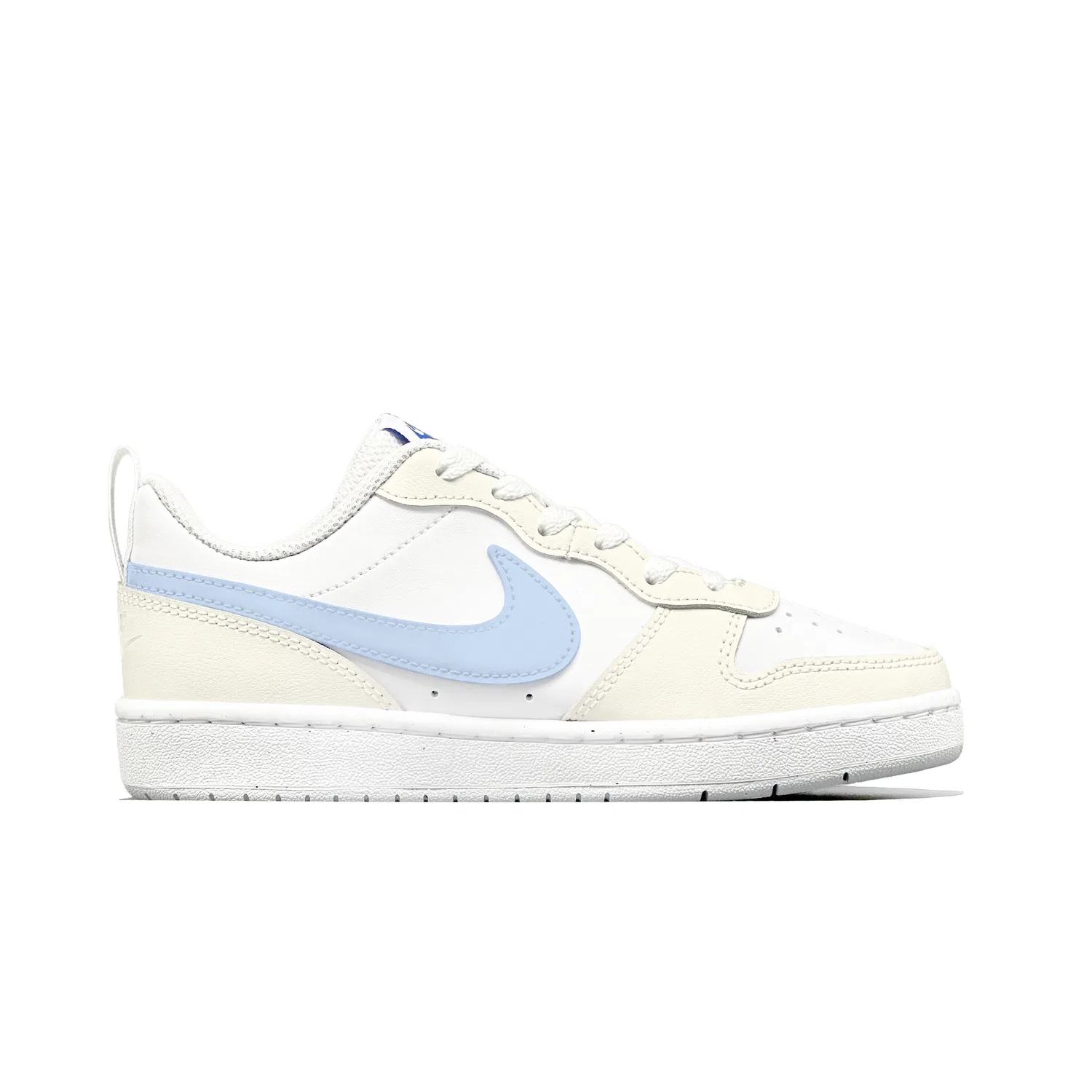 Детские кроссовки для скейтбординга с принтом Court Borough 2 Nike, Light Yellow — фото 3