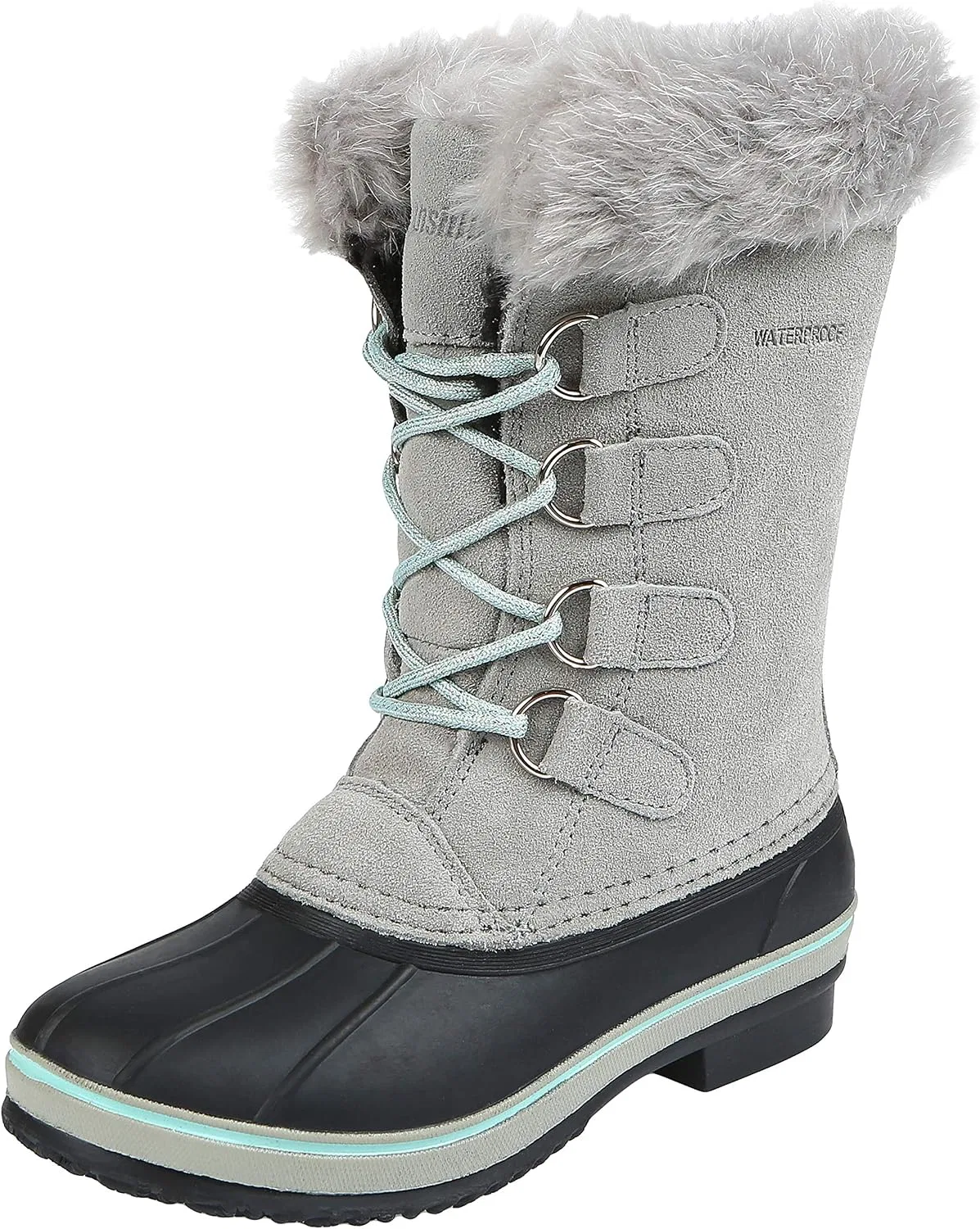 Детские ботинки для девочек Northside Kathmandu, Light Gray/Aqua