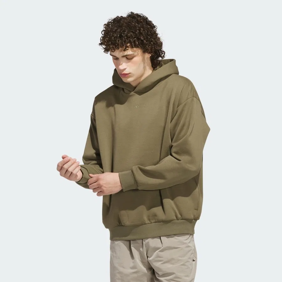 Худи adidas Basketball Fleece Performance JV6115, Зеленый