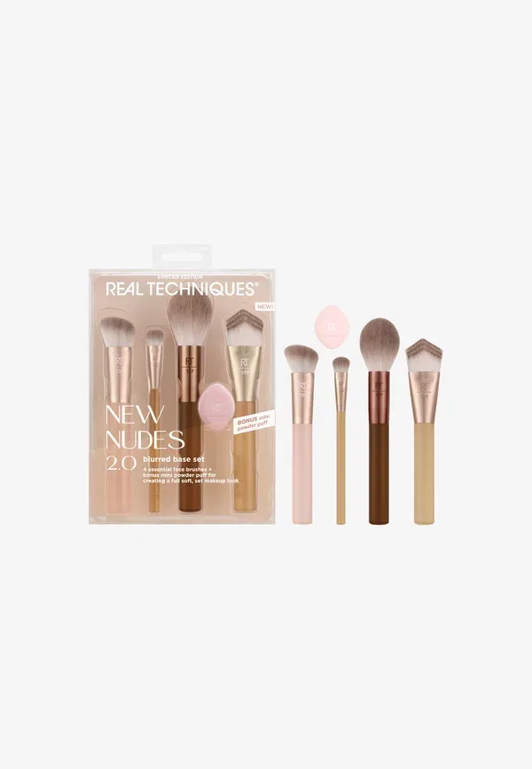 Набор кистей для макияжа из 5 предметов New Nudes 2.0 Blurred Base Set Real Techniques — фото 3