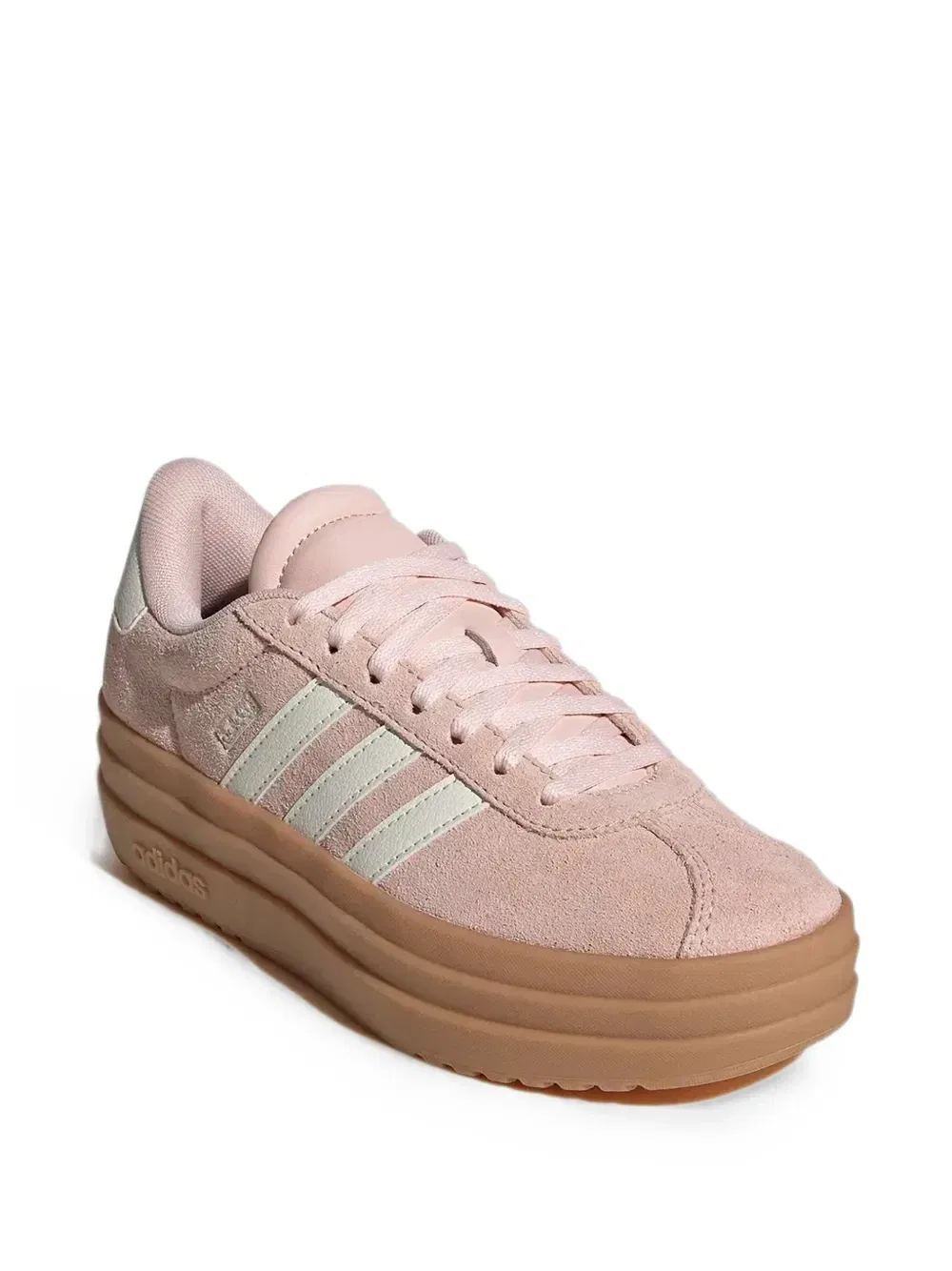 Кроссовки VL Court Bold на платформе Adidas Kids, розовый — фото 3