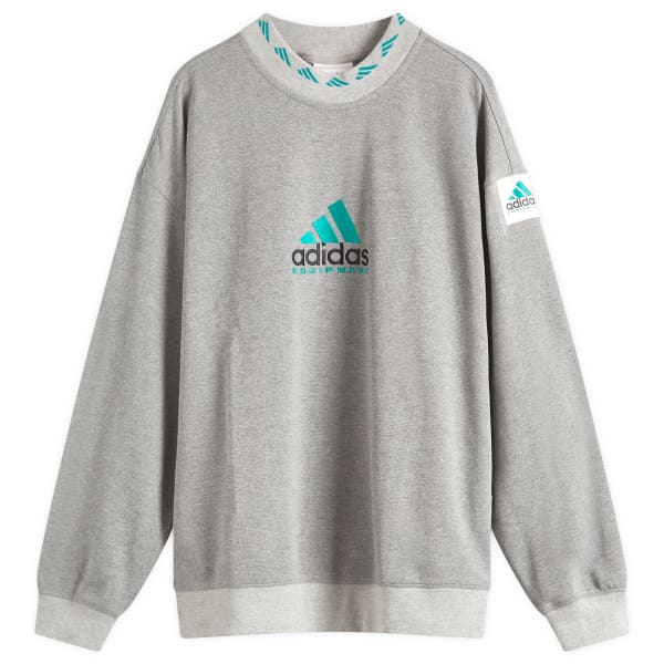 

Светоотражающая толстовка с круглым вырезом Eqt Adidas, серый