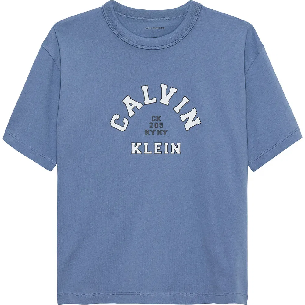 Детская футболка для мальчиков с принтом Calvin klein Blue
