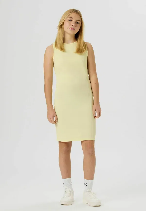 Комплект из 2 платьев-свитеров, 100% хлопок, Slim Fit, Two Soon, Pastel Yellow, желтый