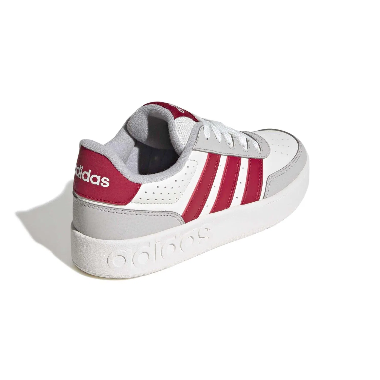 Детские кроссовки с гладким верхом Breakbase J Adidas, White — фото 4