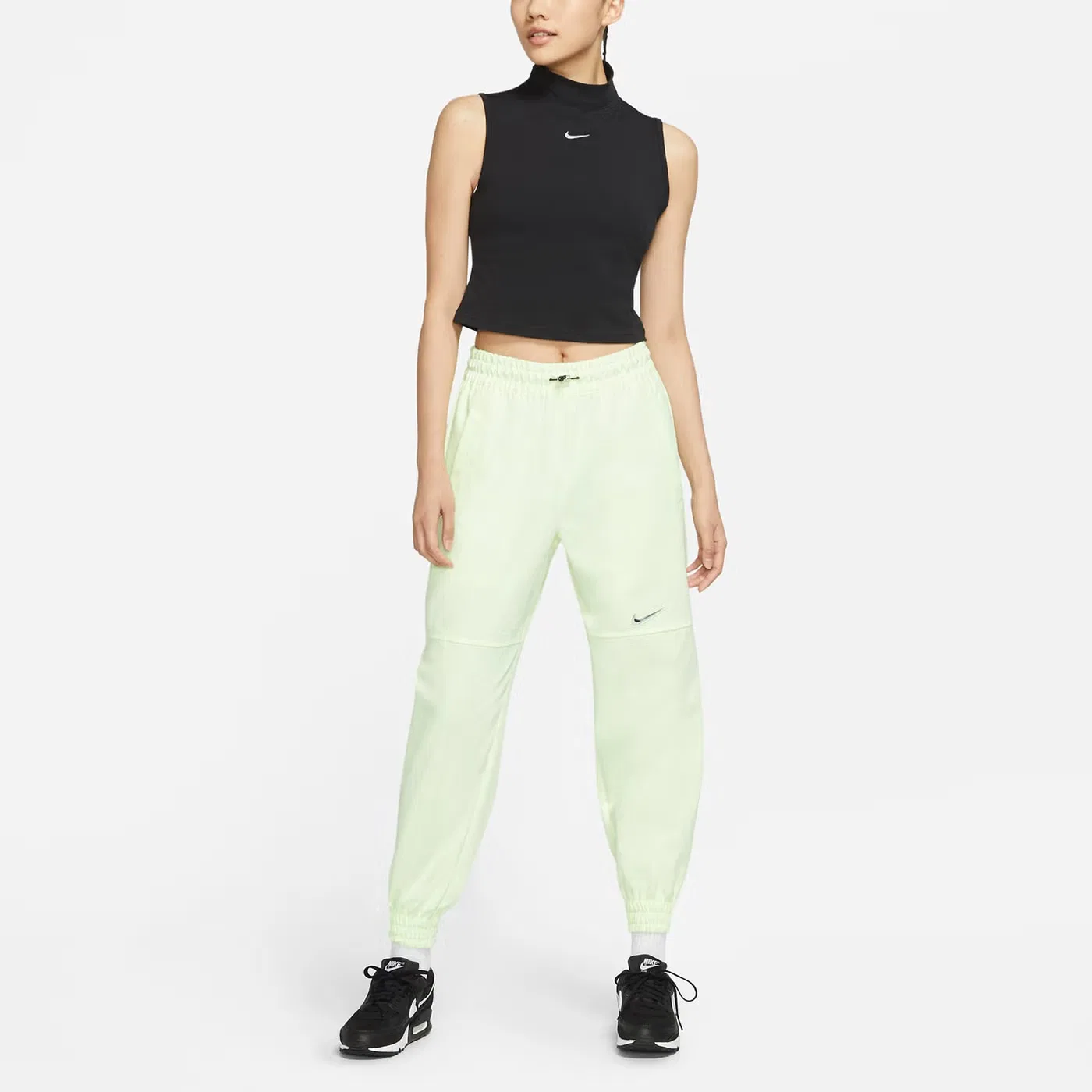 Жилет трикотажный с вышитым логотипом Sportswear Collection Essentials Nike, черный — фото 3