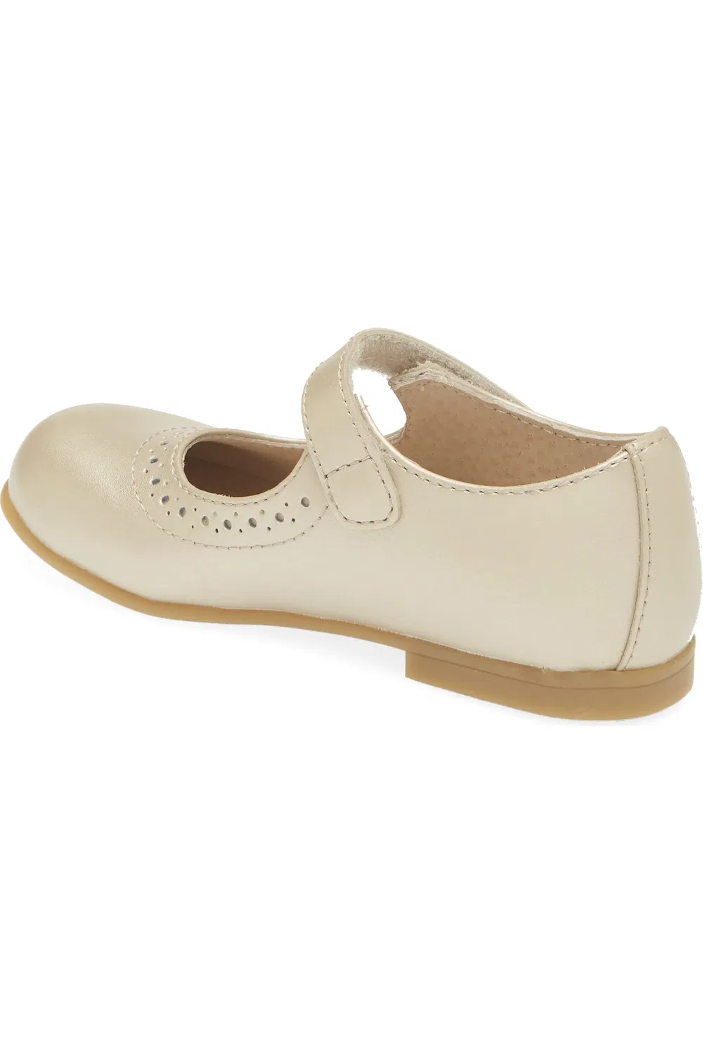 Детские туфли Мэри Джейн на пряжке Emma Footmates, Soft Gold — фото 2