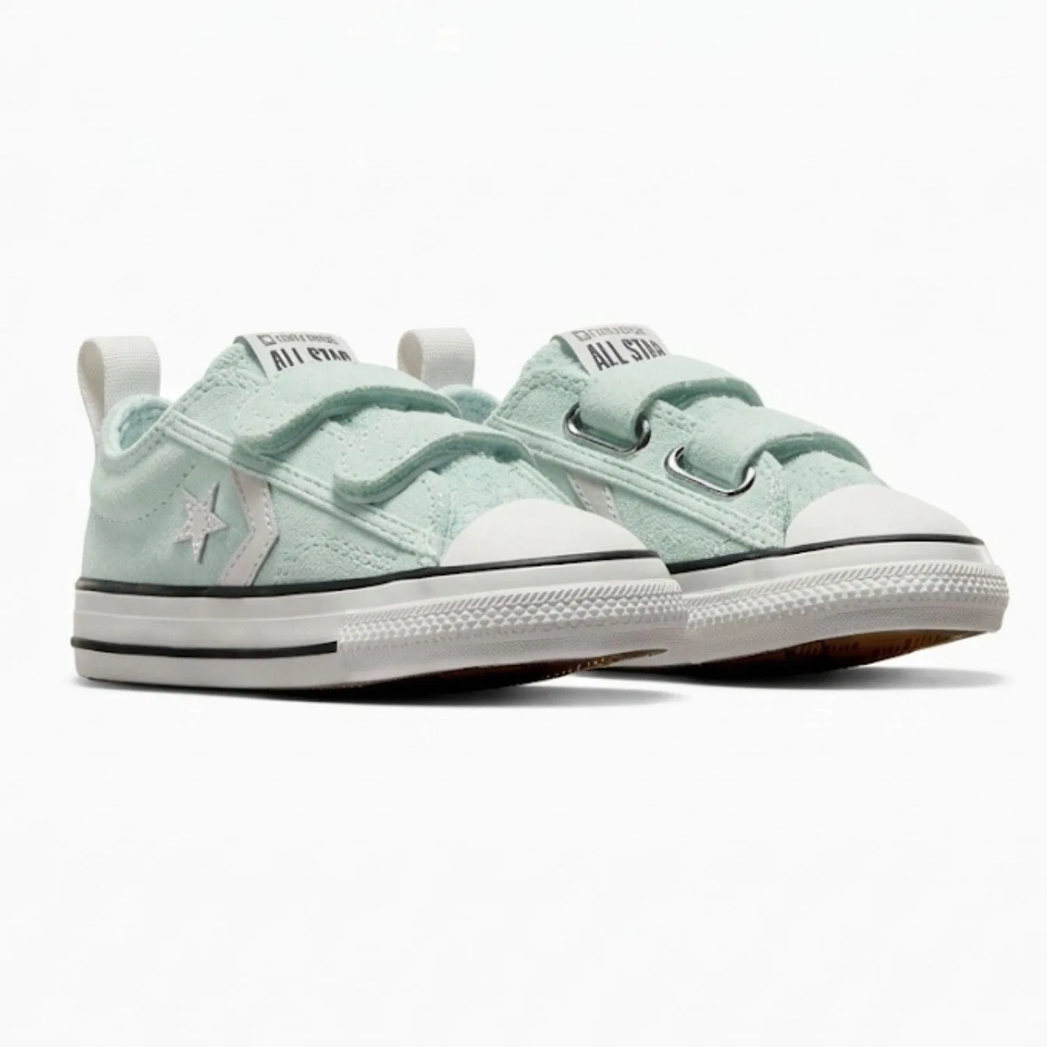 Детские кроссовки для мальчиков с липучками Converse Star Player 76, Minzblau