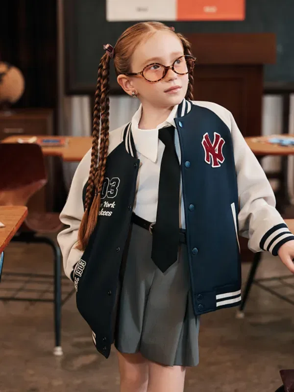 Пуховик васити реглан Mlb Kids, Dark Navy