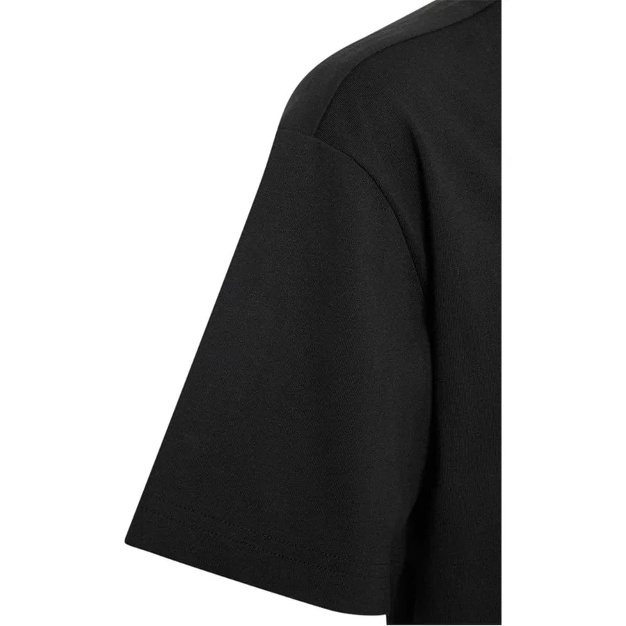 Детская футболка из мягкого хлопка adidas Mer Lon Tee Y KR9683, Черный — фото 4