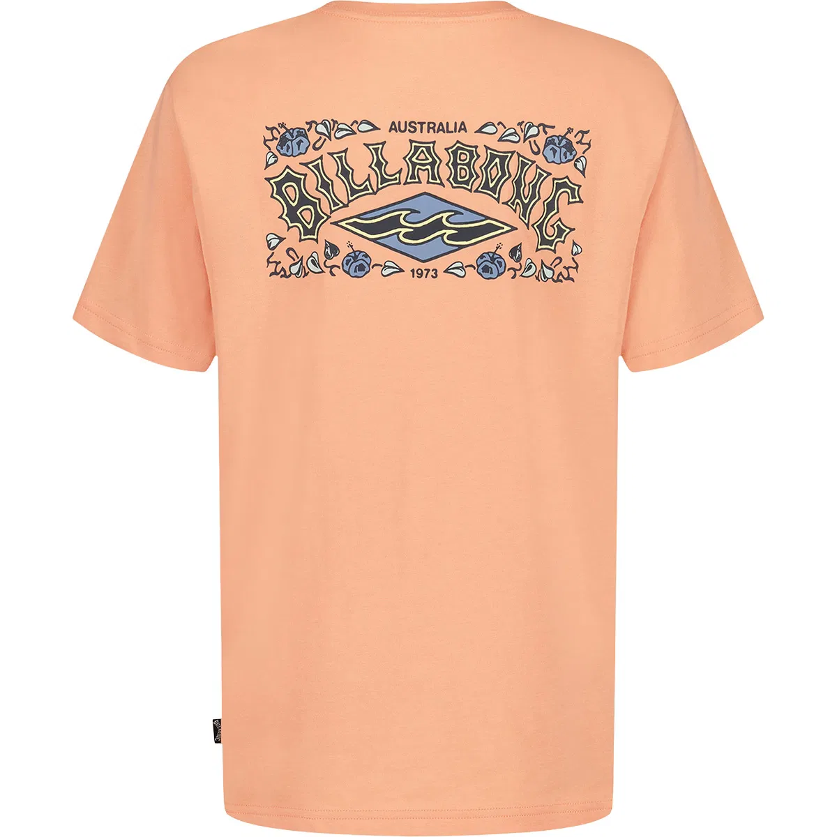 Детская футболка с коротким рукавом с принтом Flamingo Surf Billabong, Faded Orange