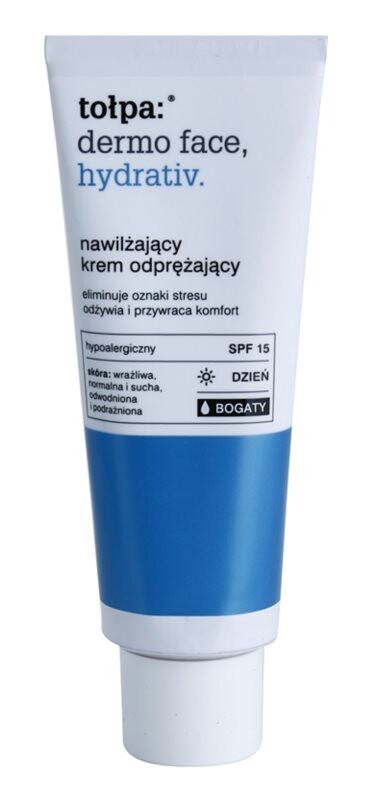 

Насыщенный увлажняющий крем SPF 15 Tołpa Dermo Face Hydrativ