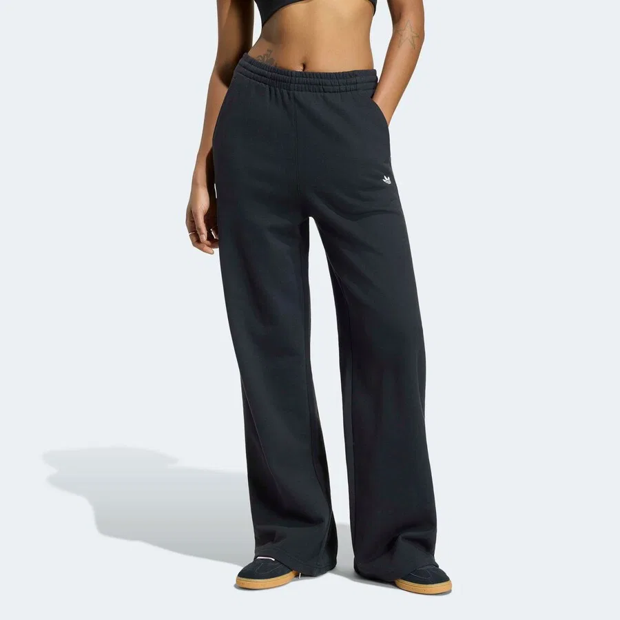 Брюки ADIDAS ORIGINALS Regular черного цвета — фото 3