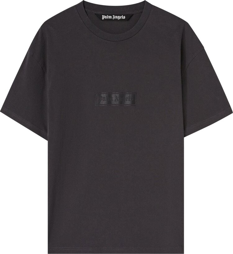 

Футболка Palm Angels GD Box Logo Tee 'Black/White', черный