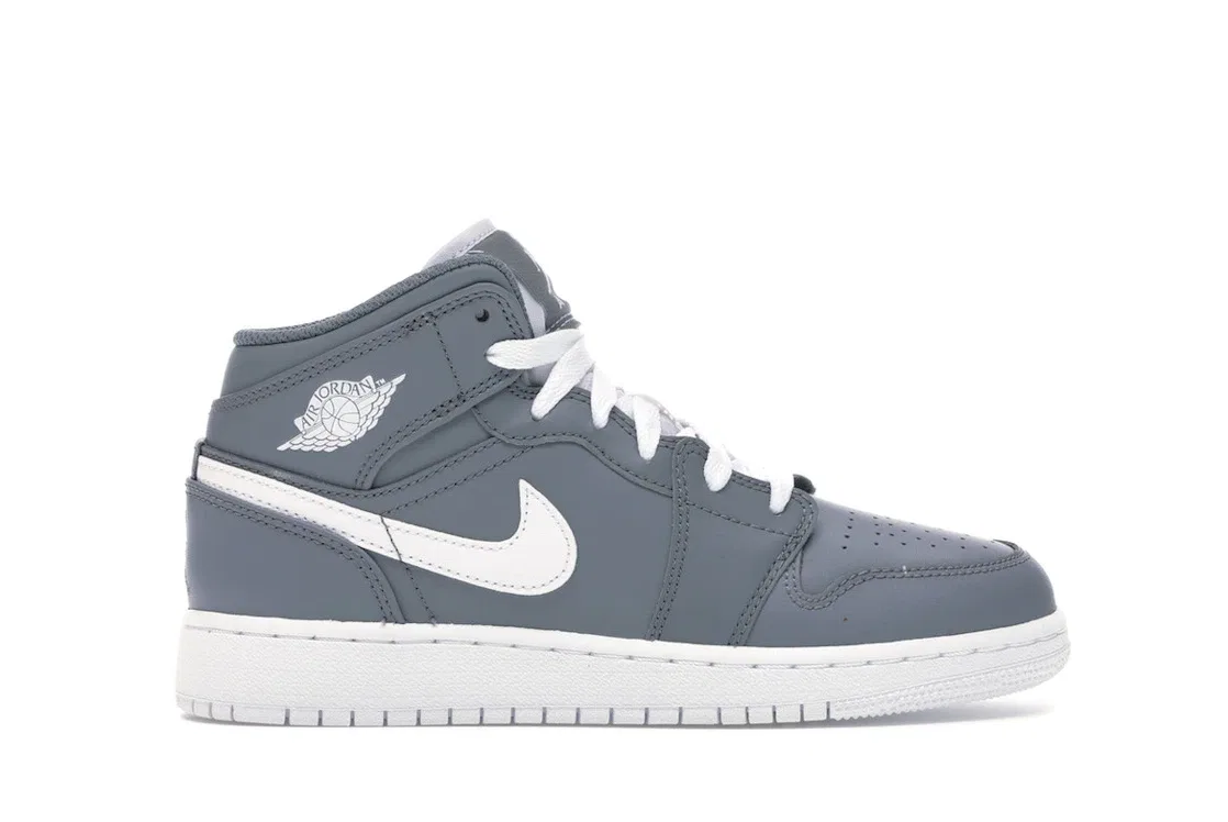 Детские кроссовки Lifestyle Jordan 1 Mid Cool Grey White Jordan, Cool Grey/White-White