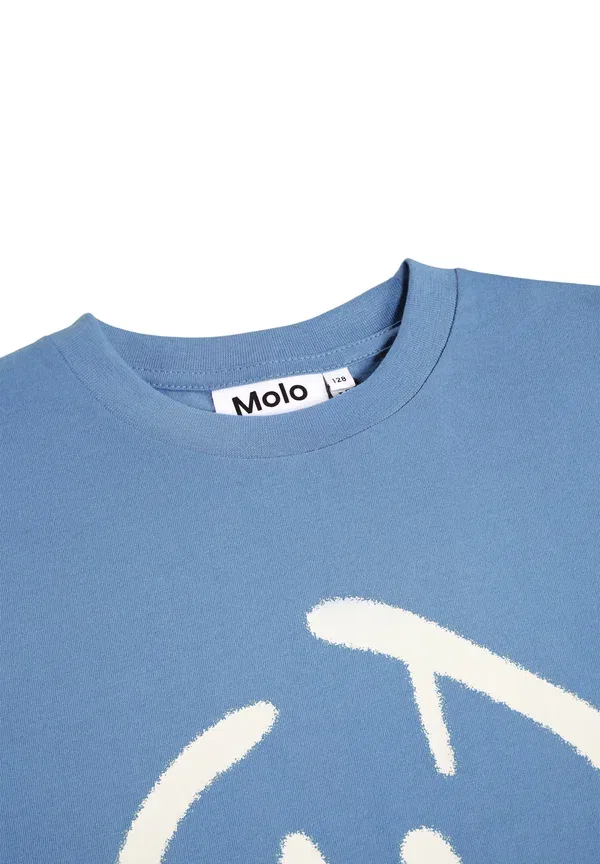 Футболка с принтом Riley short sleeves Molo, Twilight Blue, синий — фото 3