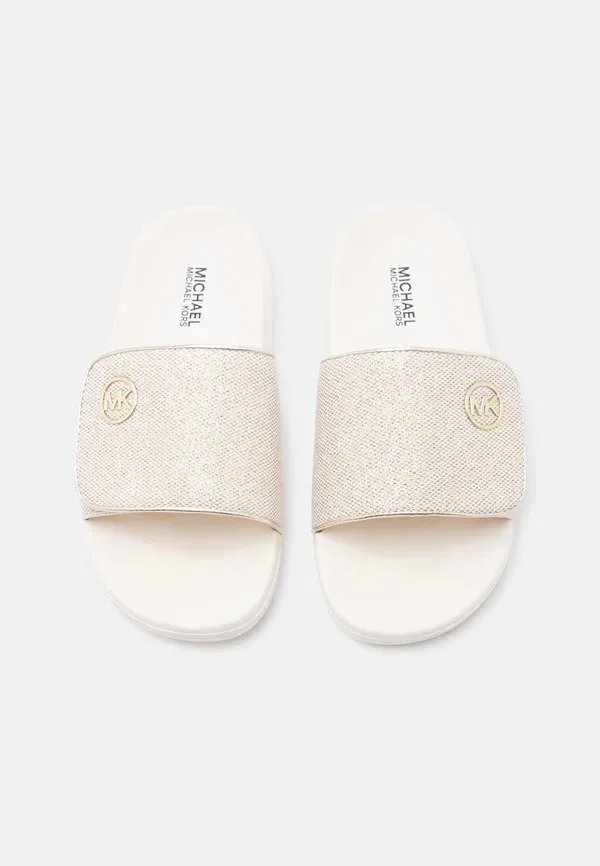 Мюли из PU, Jett darby, Michael Kors Kids, Pale Gold-coloured, бледно-золотистый — фото 4