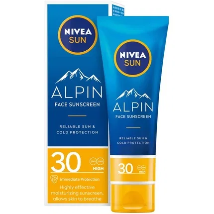 Солнцезащитный крем для лица SPF30 Nivea Sun Alpin, 50 мл