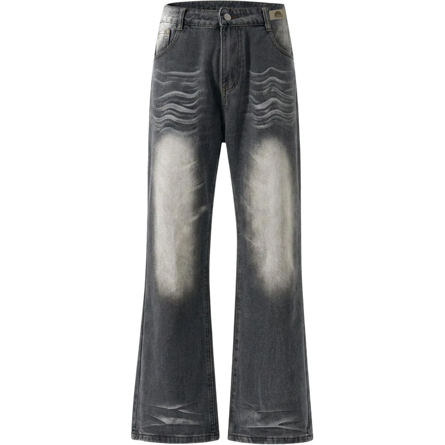 Детские джинсы прямого кроя Unisex MostwantedLab, Черный