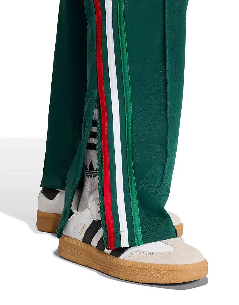 Классические спортивные брюки Adidas Originals Firebird зеленого и, красный — фото 2
