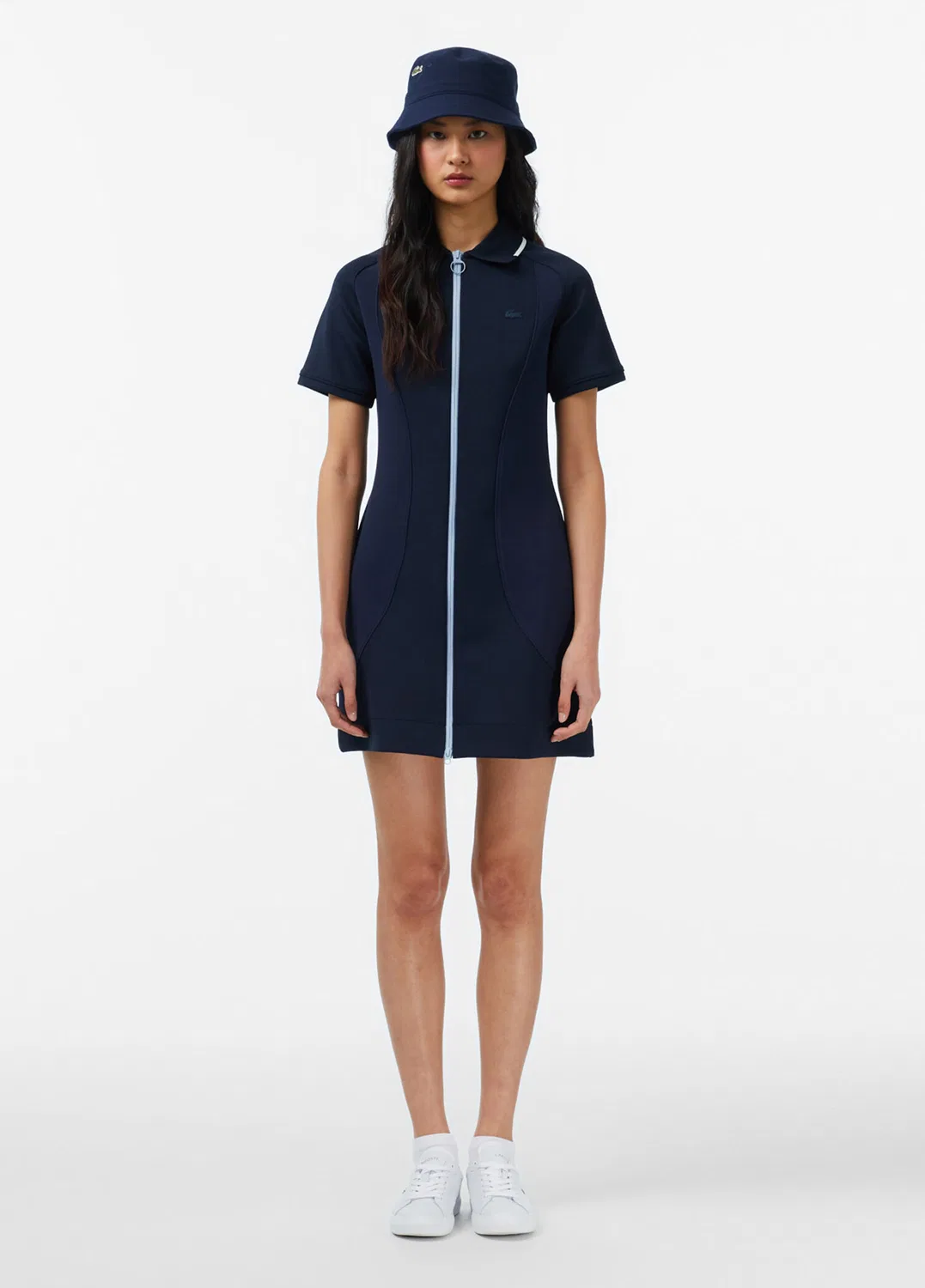 Платье Lacoste Classic Fit, темно-синий — фото 4