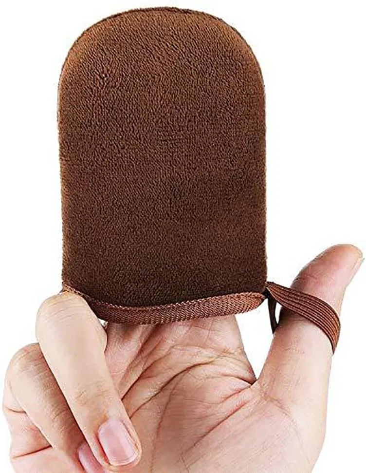 Автозагар для спины с аппликатором, напальчники Brown, Pmnzdy