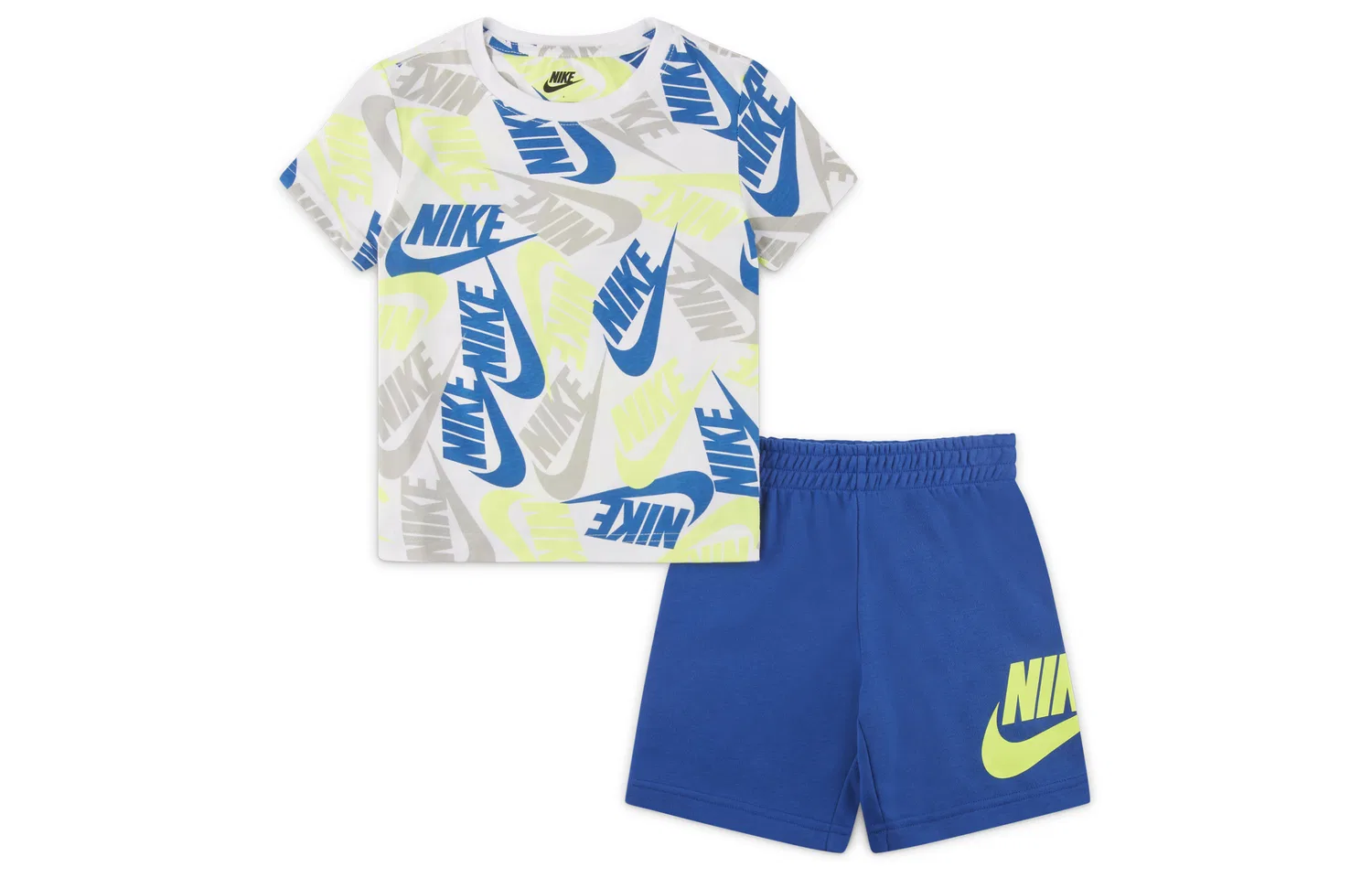 Детский комплект из футболки и шорт Nike Game Royal Blue