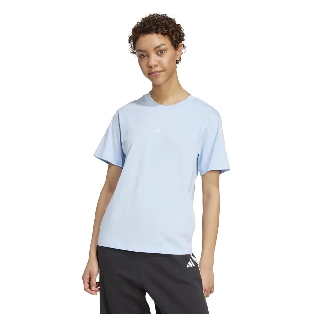 Футболка с коротким рукавом и логотипом Adidas Essentials, синий