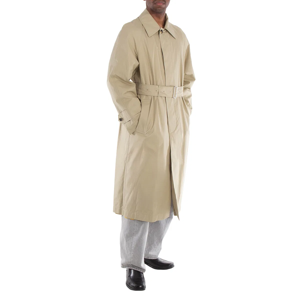 Пальто-тренч двустороннее с длинным рукавом Reversible Long Sleeve Bradford Trench Coat Burberry, Hunter — фото 2