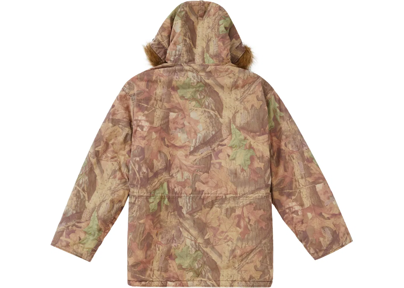 Мужская парка с принтом Supreme Spellout N-3B Parka Advantage Timber Camo, цвет Advantage Timber Camo — фото 3