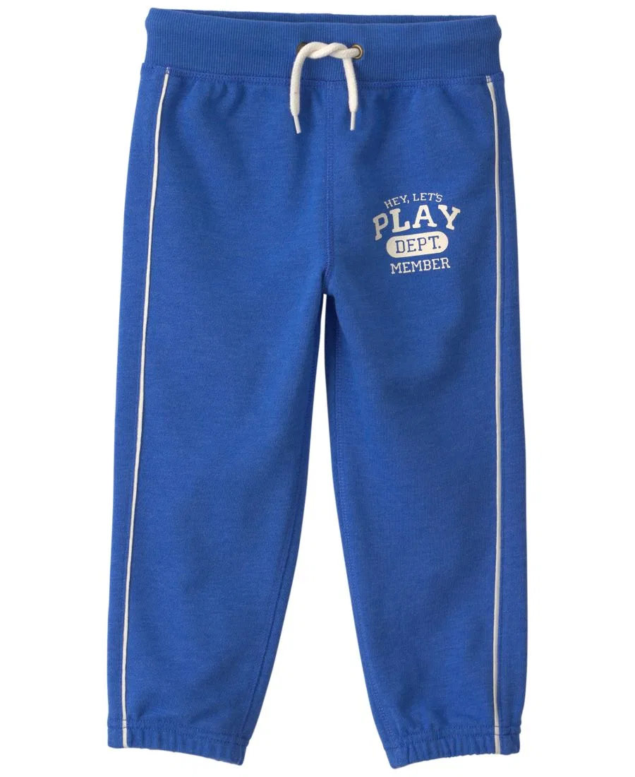 Детские спортивные брюки из футера Let's Play French Terry Jogger Pants Carter's, Blue