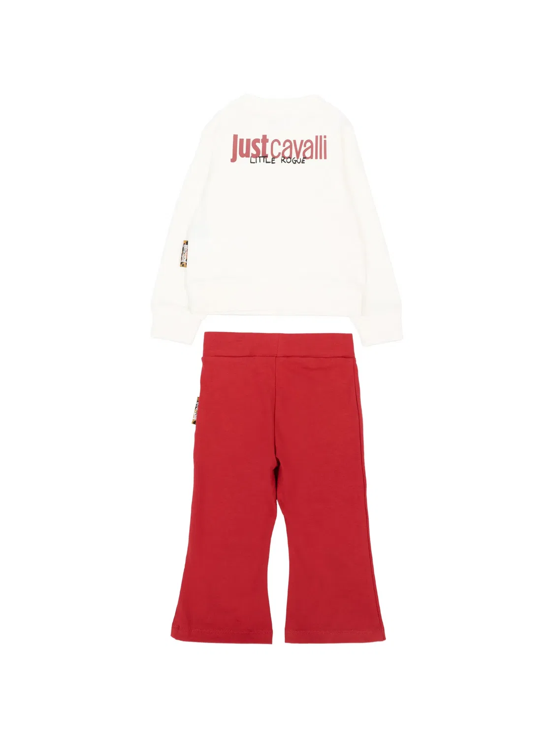 Спортивный костюм с логотипом Just Cavalli Kids, белый — фото 2