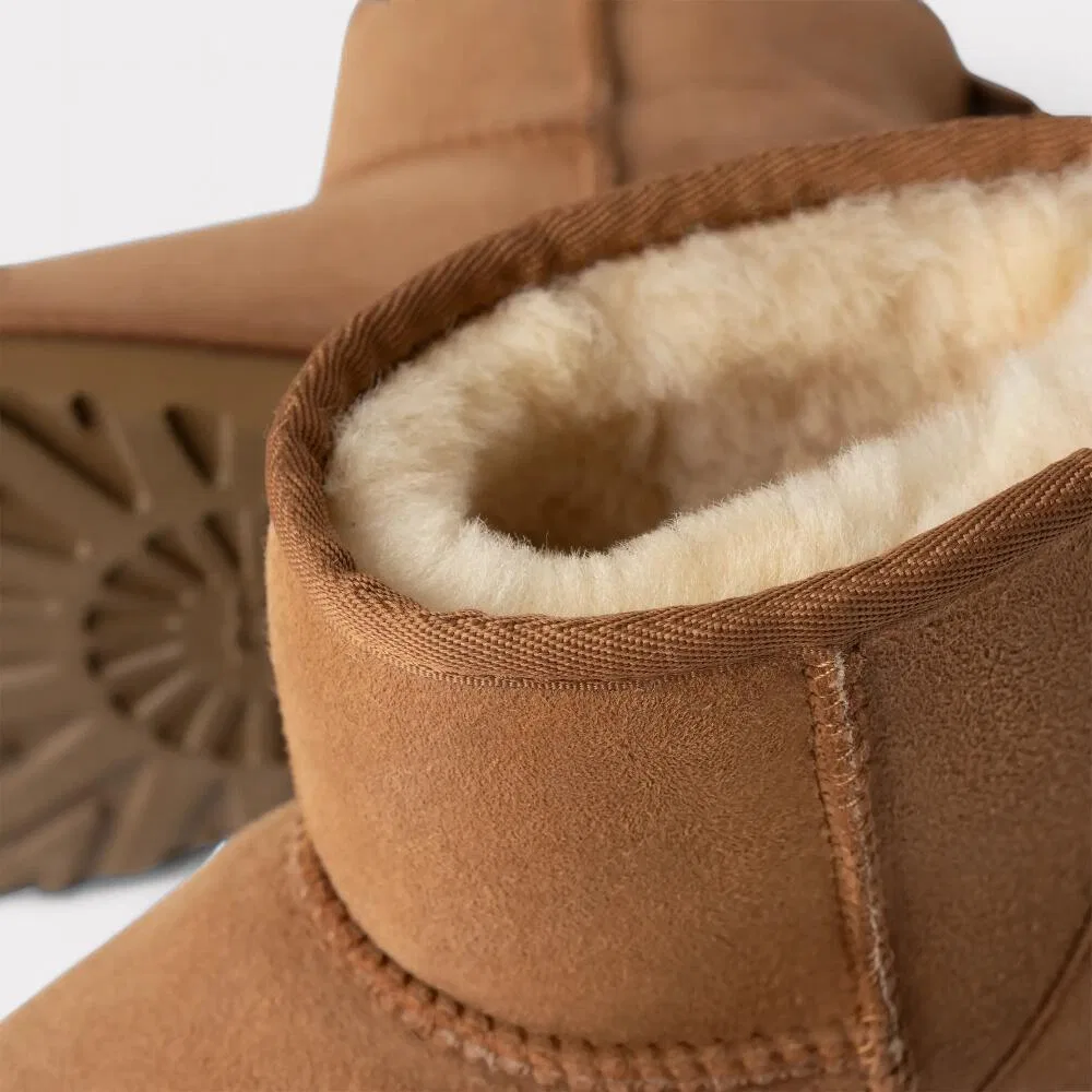 Детские ботинки Classic Mini II Ugg, Braun — фото 4