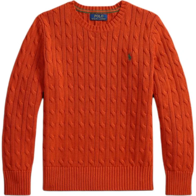 Детский свитшот с круглым вырезом Preppy Orange Polo Ralph Lauren